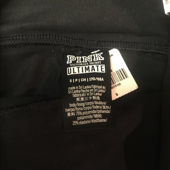 VS PINK Ultimate Leggings Bling Fleece Lined NWT - Picture 6 of 8